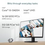 ASUS AiO V440,13th Gen,Intel Core i5-13420H,23.8"(60.4 cm),FHD,16GB RAM,512GB SSD,Win 11,Office 24,Retractable Camera,with Wired Keyboard & Mouse,M365 Basic (1Y) V440VA-KBPC043WS,Black,All-in-One PC - Image 3