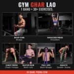 Slovic Latex Resistance Band for Workout [7-15 KG] | Red - Image 4