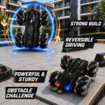 GRAPHENE 4X4 Remote Control Drift Stunt Car 4WD Racing Fall Resistant RC Car 360° Rotating Dual Sided Climbing High-Speed Tumbling Cross-Country Battle Off Road Rechargeable Adults Boy Girl - Image 7