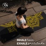 WiseLife Printed Yoga Mat (India's no 1 Yoga Brand) Yoga Strap For Men, Women, Kids | Anti-Slip Extra thick, long & Wide Exercise Sports Mat for Workout, Fitness, Gym, Home & Pilates 6MM (Black Mandala) - Image 6
