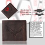 URBAN FOREST Zeus Vintage Brown Leather Bi-Fold Wallet for Men, 6 Card Slot - Image 7