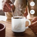 Treo By Milton Opalware Amara 10 Silvia Cup Set | Microwave & Dishwasher Safe | Bone-Ash Free | Tempered Toughness | Set of 6, 100 ml Each | White | Mug Set for Tea, Coffee, Daily Use & Gifting - Image 3