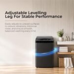 Midea 7.5 Kg 5 Star Fully Automatic Top Load Washing Machine, Spiral Stream Tub, Dual Waterfall, 6 Petal Pulsator, Magic Filter (MWMTL075FP0PNMB, Auto Restart, Mid Black) - Image 11