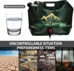 Vivue 8 Liter Collapsible Emergency Water Storage Bag with Tap for Camping, BPA Free Plastic Water Carrier Tank, Foldable Water Jug Container Bag for Travel, Hiking,Desert Survival,Outdoor Adventure - Image 6