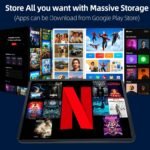 11 inch Tablet, Android 14 Tablet, Android Tablets with Case, 2.4K HD Touchscreen, Helio G99 Octa-core MTK8781, 20GB (8+12)+128GB, 2TB Expandable, 8000mAh, Wi-Fi 6, BT5.2, GPS, Tablets for Adults - Image 3
