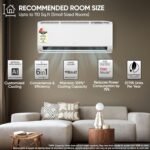 LG Essential Series, 0.8 Ton 2 Star, Smart Inverter Split AC (100% Copper Condenser, Convertible 6-in-1 Cooling, Faster Cooling & Energy Saving, HD Filter with AntiVirus Protection, AS-Q11KNVE, White) - Image 3