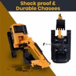 Brand Conquer Excavator Construction Long Crane Engineering Vehicle Model Unbreakable Toy for 3 Years Old Boy and Girl Vehicles Set for Kids 3-14 Years (Excavator Crane) - Image 5