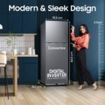 Samsung 256 L, 3 Star, Convertible, Digital Inverter Frost Free Double Door Refrigerator (RT40H30U3THL, Silver, Refined Inox, 2026 Model) - Image 2