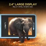 Lava A2 Smart (2025) Dual SIM Keypad Mobile Phone - 2.4'' Big Display | Built-in UPI Payments | 1200mAh Battery | Bluetooth Feature | Camera | Auto Call Recording | and 9 Regional Languages - Blue - Image 3