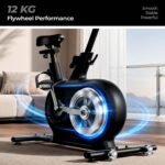 Lifelong Magnetic Spin Fitness Bike|12Kg Flywheel 9-Levels Adjustable Resistance| Gym Equipment| Exercise Cycle for Home with Magnetic Brake|Gym Equipment for Home Workout| Max Weight-120 kg - Image 4