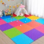 LILTOES EVA Kid's Interlocking Play Mat -12 mm Thickness -Set of 9 Tiles (Multicolour), Assorted - Image 9