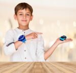 VGRASSP Wrist Watch Remote Controlled Mini Car Toy for Kids with USB Charging Cable - Rechargeable 2 Function Remote Watch - Color and Design As Per Stock - Image 4