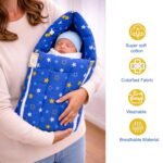 Infantbond 56 in 1 Baby Products All New Born Combo | Gift Set | Baby Essentials | Hospital Kit | Baby Clothes | Maternity Essentials | Infant Essentials | Baby Shower | Complete Daily Items Combo(0-6 Months) (Star) (Blue Bedding Set for Baby Boy)(Assorted for remanining) - Image 6