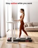 Sparnod Fitness STH-3002 3HP Peak Walking Pad Treadmill for Home Use | Compact, Ultra-Slim, Ready to Use | Shock Absorption | LED Display | 7% Manual Incline | 110 Kg Capacity - Image 7