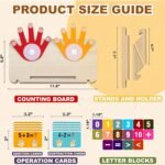 Educational Math Learning & Activity Toys for Kids 3-5 | Interactive Early Brain Development Montessori Toys for 3-4 Years Old | Number Blocks for Toddlers 3,4 | Birthday Gift for Boys & Girls - Image 7