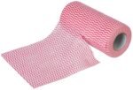 Amazon Brand - Presto! Non-Woven Kitchen Towel Roll | 80 Pulls (Pack of 2) | Size: 23 x 21 cm | Wavy Pattern (Red & Blue) | Washable and Reusable | Highly Absorbent | For Daily Use - Image 4
