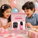 GOLDENIZE FASHION Stylish Waterproof Kids Digital Date and Time Black Pink Square Rectangular Display Watch for Kids Unisex Digital Watch for Baby Boys & Girls Kid | Pack of 2 - Image 2