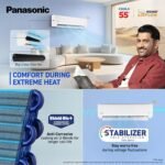 Panasonic 1.5 Ton 5 Star Premium Wi-Fi Inverter Smart Split AC (Matter/MirAIe, AI, DustBuster, 55°C Oper., Copper Condenser, 8in1 Convertible, 4-Way, PM0.1 Filter, CS/CU-NU18BKY5WX, 2026 Model, White) - Image 9