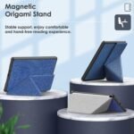 MOCA Flip Cover Case for Kindle Paperwhite 11th Generation 6.8" (2021) & Signature Edition, Auto Wake Sleep Smart Stand, Slim Lightweight Magnetic Protective Kindle Cover (Navy Blue) - Image 4