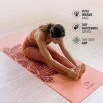 Wiselife tpe Printed 6MM Yoga Mat + Yoga Strap For Men, Women, Kids|Anti-Slip Extra thick, long & Wide Exercise Sports Mat For Workout, Fitness, Yoga, Gym, Home & Pilates (Botanical) - Image 2