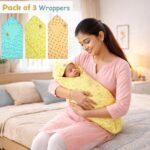 Infantbond 56 in 1 Baby Products All New Born Combo | Gift Set | Baby Essentials | Hospital Kit | Baby Clothes | Maternity Essentials | Infant Essentials | Baby Shower | Complete Daily Items Combo(0-6 Months) (Star) (Blue Bedding Set for Baby Boy)(Assorted for remanining) - Image 5