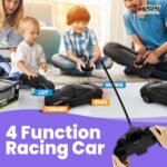 Gooyo GY-231CH Hi-Speed Rechargeable RC Car Toy with Glowing Headlights Feature | User-Friendly RC Car Toy for Kids | Black | in-Built Battery | Gift Box Packaging - Image 4