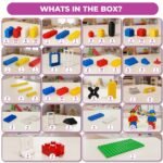 TOYZTREND Expert Master Building Blocks for Kids, 200 Interlocking Pieces. let Your Kid Make Everything he/she Dreams of. Improves Logical Thinking and Cognitive Skills of Kids (Multicolour) - Image 7