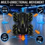 GRAPHENE 4X4 Remote Control Drift Stunt Car 4WD Racing Fall Resistant RC Car 360° Rotating Dual Sided Climbing High-Speed Tumbling Cross-Country Battle Off Road Rechargeable Adults Boy Girl - Image 4