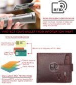 WildHorn Rfid Protected Leather Wallet For Men, Brown - Image 3