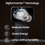 Samsung 8 Kg, 5 Star, Hygiene Steam, Ecobubble, Quick Wash, Soft Closing Door, Digital Inverter, Fully-Automatic Top Load Washing Machine (WA40F08H2CTL, In-Built Heater, Stainwash, Deep Charcoal) - Image 10