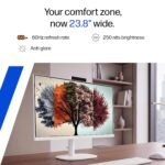HP OmniStudio All-in-One, AMD Ryzen 3 30, 8GB LPDDR5x, 512GB SSD, FHD, 23.8''(60.5cm), Win 11, Office 24, Cashmere White, 4.61kg, cv0020in, Dual 2 W Speakers, FHD IR Camera, Anti-Glare, Desktop - Image 4