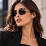 Dervin UV Protected Retro Rectangular Rimless Sunglasses for Men and Women - Image 7