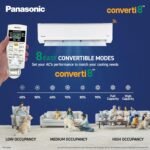 Panasonic 1.5 Ton 5 Star Premium Wi-Fi Inverter Smart Split AC (Matter/MirAIe, AI, DustBuster, 55°C Oper., Copper Condenser, 8in1 Convertible, 4-Way, PM0.1 Filter, CS/CU-NU18BKY5WX, 2026 Model, White) - Image 8
