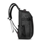 SWISS MILITARY 30L Laptop Travel Backpack for 15.6 Inch Laptop, Unisex Office & College Bag with Luggage Strap, Anti-Theft Pocket, Detachable Key Ring & Expandable Bottle Pocket Black - Image 3