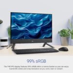 Dell 24 All-in-One|14th i3-100U, 8GB RAM DDR5 512GB SSD,Intel Graphics|23.8" FHD AG,IPS, 99% SRGB|Win 11+MSO'24+O365|Molded Speaker Grill| Intel WiFi 6e|5MP Pop-Up IR Camera|Dolby Atmos Dual Speakers - Image 4