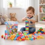 Building Block Assembly Toy Set with Storage Container, 100 Pcs, 3+ Yrs - Image 7