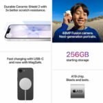 Apple iPhone 17e 256 GB: 15.40 cm (6.1″) Super Retina XDR Display, A19 Chip, All-Day Battery Life, 48MP Fusion Camera, 256GB Starting Storage; White - Image 4