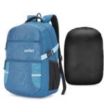 Safari Omega Spacious/Large 5 Compartment Laptop Backpack With Raincover, College Bag, Travel Bag For Unisex, Teal, 30 Litre - Image 3