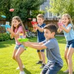 Kidoyz Foam Disc Launcher Toy Gun for Kids | Flying Frisbee Foam Blaster with Stackable Magazine & Easy Trigger Action | Indoor Outdoor Fun Shooting Game | Safe Disc Shooter Toy for Boys & Girls - Image 5