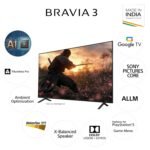 Sony BRAVIA 3 Series 189 cm (75 inches) 4K Ultra HD AI Smart LED Google TV K-75S30B (Black) - Image 3