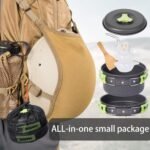REHTRAD 8 Pcs Camping Cooking Set，Camping Accessories for Outdoor，Camping Utensils with Carry Bag，Camping Bowl Pot Pan Set - Image 6