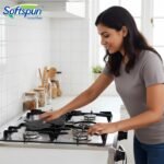 SOFTSPUN Microfiber Cleaning Cloths, 10pcs 40x40cms 220 GSM Multi-Colour! Highly Absorbent Lint and Streak Free Multi -Purpose Wash Cloth for Kitchen Window Stainless Steel Silverware. - Image 2