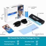 EFERMONE® Polarized Sunglasses for Men and Women 100% UV Protection Outdoor Travelling Sports Bikes Cars Driving and Hiking (Square | Medium) - Image 5