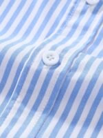 Afflatus Men's Striped Casual Regular Fit Shirt Cotton Blend Stripe Full Sleeve Stylish Shirt for Men - Image 4