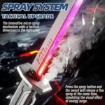 VikriDA Neon Sword Spark Blade Toy with Hit Sensor, Sound & Fog Effect, Type-C Rechargeable - 27" Educational Toy - Image 3