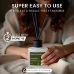Soul & Scents Lavender and Jasmine Reed Diffuser Set - 100ml with Free 10 Rattan Reed Sticks| Toxin Free & Stress Relief| Long Lasting | Room Freshener for Home, Bedroom & Office| Combo Pack of 2 - Image 5