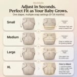 Blushbaby Cloth Diapers for Babies – 2 Reusable Diaper Pants with 2 Free Inserts for 3 Months - 3 Years | Washable Dry Feel Pads | Waterproof | Leak Proof | Quick Dry | Adjustable Free Size | Eco Friendly - Image 6