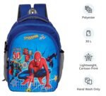 perfect star Polyester Kids School Bags for 2-5 Years 30 Litres, Cartoon Print, for Nursery to 5th Standard Boys and Girls Tuition Lightweight Picnic Bag Royal Blue - Image 2