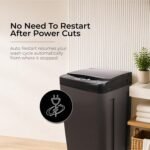 Midea 7.5 Kg 5 Star Fully Automatic Top Load Washing Machine, Spiral Stream Tub, Dual Waterfall, 6 Petal Pulsator, Magic Filter (MWMTL075FP0PNMB, Auto Restart, Mid Black) - Image 9
