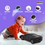 Gooyo GY-231CH Hi-Speed Rechargeable RC Car Toy with Glowing Headlights Feature | User-Friendly RC Car Toy for Kids | Black | in-Built Battery | Gift Box Packaging - Image 5